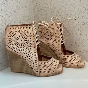 Jeffrey Campbell Nude Wedges